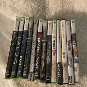 Various video games for XBox360